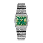 Women's Square Roman Numeral Quartz Watch with Calendar - Chain-Link Alloy Strap & Eco-Friendly Dial, 10M Waterproof - Image 4