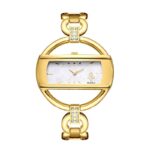 Women's Hollow-Design Quartz Watch - 10mm Ultra-Thin Alloy Bracelet, Elegant Waterproof Analog Timepiece for Daily Wear - Image 4