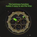 Orimart Luxury Alloy Men's Quartz Watch Chronograph Pointer Dial Multi-Function Three-Eye Business Dress Watch - Image 3