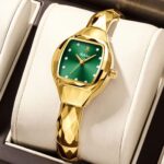 Women's Barrel-Shaped Quartz Watch - Small Dial & Alloy Case, Elegant Waterproof Analog Timepiece for Daily Wear - Image 2