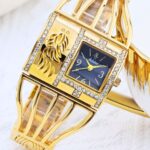 Women's Fashion Rectangular Quartz Watch Alloy Bracelet Cage Strap Diamond-Accent Dial Elegant Waterproof Analog Timepiece - Image 7