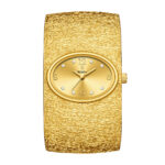 Women's Luxury Oval Quartz Watch-Gold-Tone Vintage Design Eco-Friendly Alloy Bracelet Elegant Analog Timepiece - Image 7