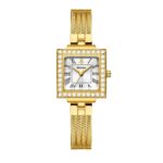 Women's Square Retro Quartz Watch - 10mm Ultra-Thin Alloy Case, Elegant Waterproof Analog Timepiece for Daily Wear - Image 5