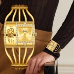 Women's Fashion Rectangular Quartz Watch Alloy Bracelet Cage Strap Diamond-Accent Dial Elegant Waterproof Analog Timepiece - Image 3