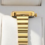 Women's Square Quartz Watch - Eco-Friendly Alloy Strap, Minimalist Dial & Crystal Accent, 10M Waterproof Analog Timepiece - Image 6