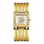 Orimart Gold Square Women's Quartz Watch Luxury Diamond Dial Pointer Diamond-Studded Alloy Strap 3BAR Water Resistant - Image 6