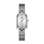 Women's Vintage Tonneau Quartz Watch - 9mm Ultra-Thin Stainless Steel Band, Elegant Waterproof Analog Timepiece for Daily Wear - Image 5