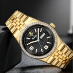 Men's Calendar Quartz Watch with Day & Date Display & Acrylic Strap, 30M Waterproof Analog Timepiece for Daily Wear - Image 7