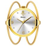 Women's Fashion Minimalist Quartz Watch Diamond-Accent Dial Korean-Inspired Alloy Bracelet 10m Water Resistant Analog Timepiece - Image 6