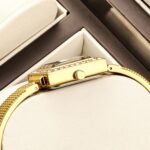 Women's Square Retro Quartz Watch - 10mm Ultra-Thin Alloy Case, Elegant Waterproof Analog Timepiece for Daily Wear - Image 7
