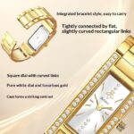 Women's Quartz Watch with Stainless Steel Case - Elegant Bracelet Timepiece, Waterproof Analog Wristwatch for Daily Wear - Image 4