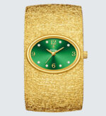 Women's Luxury Oval Quartz Watch-Gold-Tone Vintage Design Eco-Friendly Alloy Bracelet Elegant Analog Timepiece - Image 5