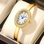 Women's Vintage-Style Digital Quartz Watch - Alloy Bracelet Timepiece, Waterproof Analog-Digital Display for Daily Wear - Image 6