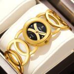 Orimart Women's Sport Light Luxury Quartz Watch 10mm Slim Case Pointer Dial 10M Water Resistant Alloy Band - Image 6