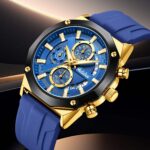 Men's Chronograph Sports Quartz Watch - Multifunctional Dial & Alloy Band, Waterproof Analog Timepiece for Daily Wear - Image 6