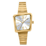 Women's Square Quartz Watch - Eco-Friendly Alloy Strap, Minimalist Dial & Crystal Accent, 10M Waterproof Analog Timepiece - Image 7