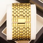 Women Luxury Rectangular Quartz Watch-Roman Numeral Dial 10m Water Resistant Alloy Bracelet Elegant Vintage Daily Use - Image 5