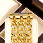 Women's Fashion Couple Quartz Watch Set-9mm Ultra-Thin Diamond-Accent Dial Elegant Double-Chain Alloy Bracelet 10m Water - Image 3