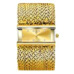 Women's Square Chain Quartz Watch - Rhinestone Accent Dial, 10M Waterproof Analog Timepiece for Daily Wear - Image 2