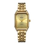 Orimart Square Dial Women's Quartz Watch Elegant Jewelry Clasp Alloy Case 10M Water Resistant - Image 6