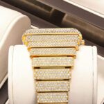 Women's Square Quartz Watch - Diamond-Accent Dial, Gold-Tone Alloy Case, Waterproof Analog Timepiece for Daily Wear - Image 5
