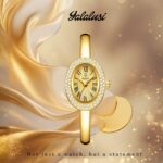 Women's Vintage-Style Digital Quartz Watch - Alloy Bracelet Timepiece, Waterproof Analog-Digital Display for Daily Wear - Image 3