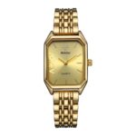 Orimart Square Dial Women's Quartz Watch Elegant Jewelry Clasp Alloy Case 10M Water Resistant - Image 5