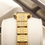 Women's Square Quartz Watch - Diamond-Accent Dial & Chain-Link Alloy Bracelet, Elegant Analog Timepiece for Daily Wear - Image 4