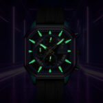 Men's Multifunctional Sports Quartz Watch - Silicone Strap & Alloy Case, Waterproof Analog Timepiece for Daily Wear - Image 4